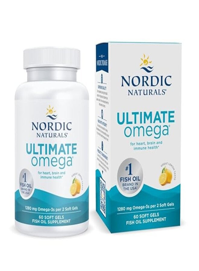 NORDIC NATURALS Ultimate Omega, 60 Softgels - Image 1