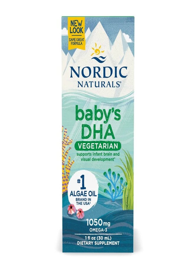 NORDIC NATURALS Baby's DHA Vegetarian, 1oz  - Image 1