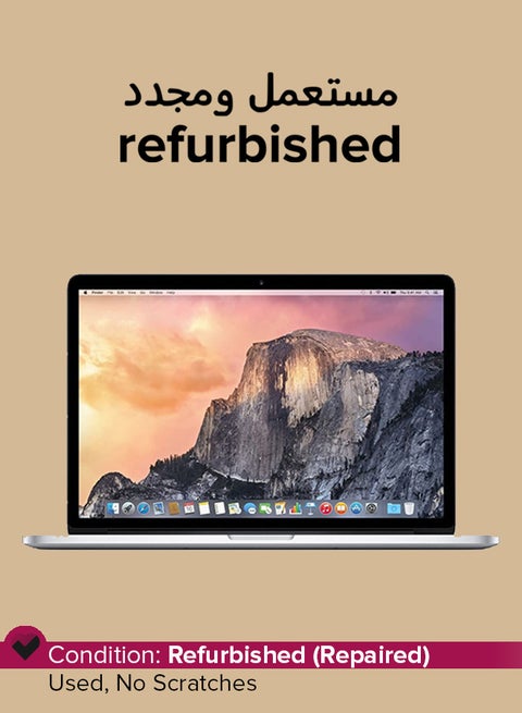 Refurbished - MacBook Pro (2015) Laptop With 13.3-Inch  Display, Core i5 Processor/Dual Core/16GB RAM/128GB SSD/macOS Silver