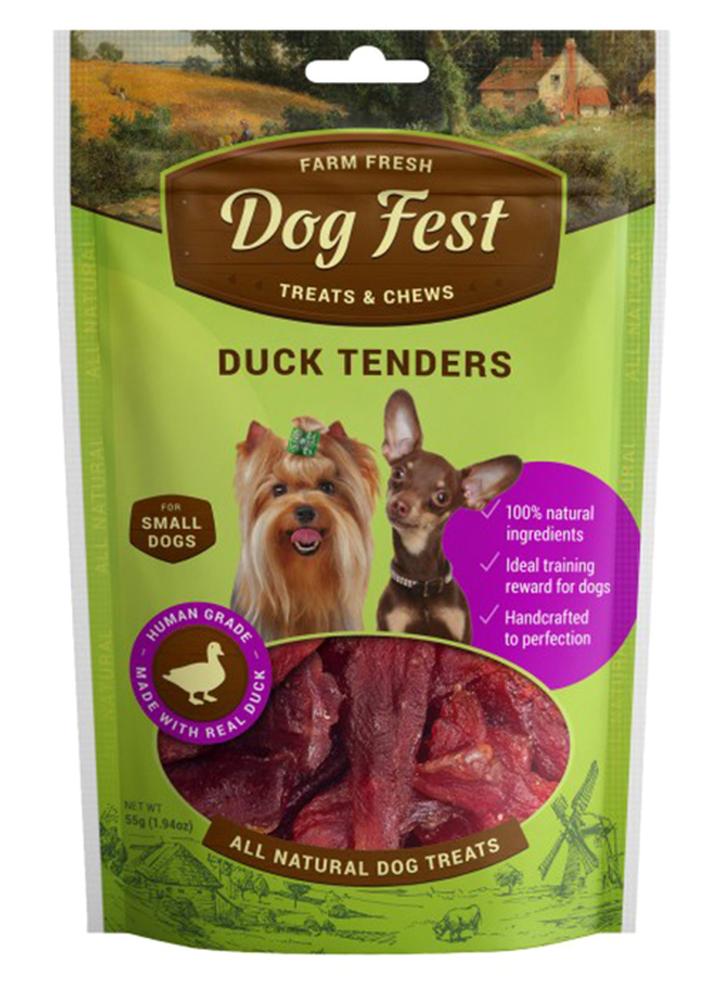 Duck Tenders For Mini Dogs Treats 55grams