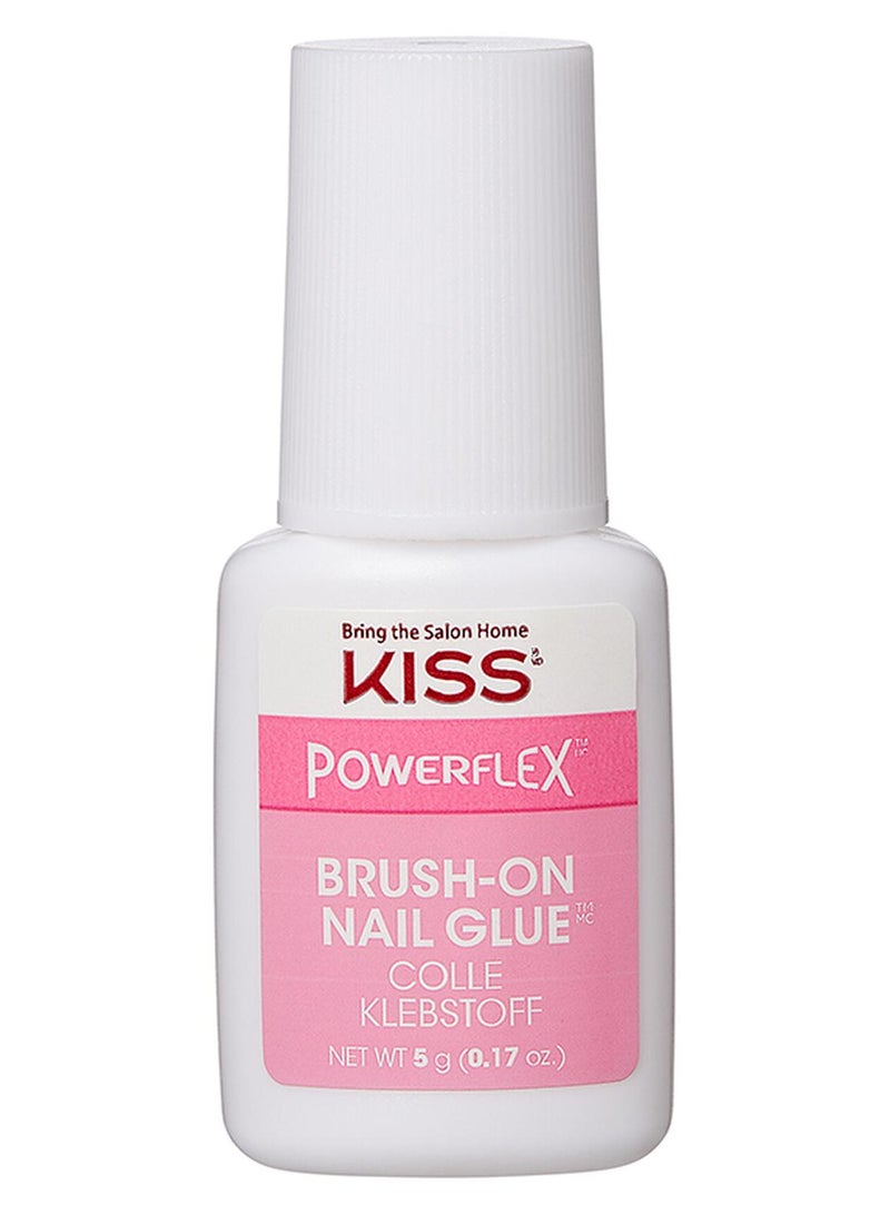 KISS Powerflex Brush-On Nail Glue Clear - Image 1