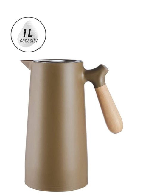 Insulated Thermal Flask Brown