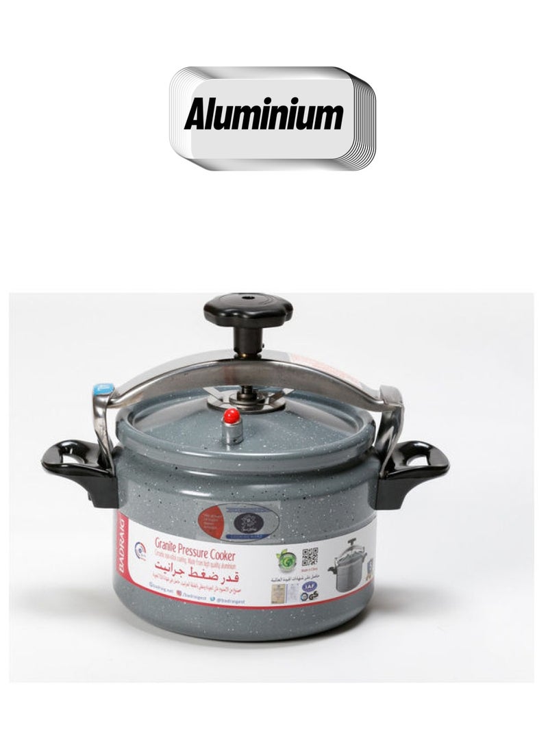 Aluminum Granite Pressure Cooker Gray 4Liters - pnsku/N47572390A/45/_/1739296935/8139e87c-e4b5-46dc-b8a3-fa22d1dad0ef