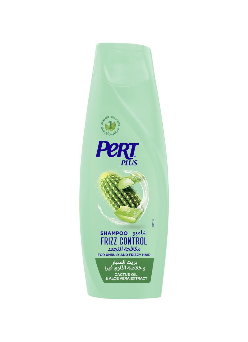 PERT PLUS Frizz Control Shampoo With Cactus Oil And Aloe Vera Extract Multicolour 400ml - Image 1