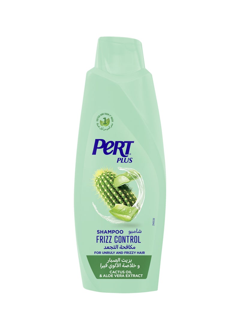 PERT PLUS Frizz Control Shampoo With Cactus Oil And Aloe Vera Extract Multicolour 600ml - Image 1