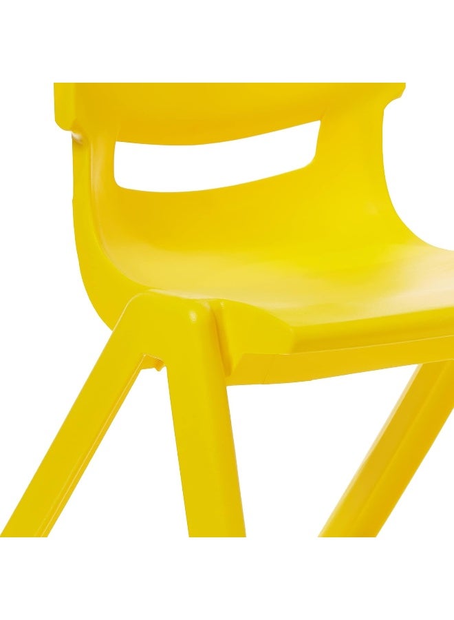 Cosmoplast - Plastic Junior Deluxe Chair  38 x 32 x 53cm- (Yellow) Yellow 38 x 32 x 53cm - Image 1