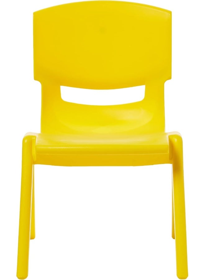 Cosmoplast - Plastic Junior Deluxe Chair  38 x 32 x 53cm- (Yellow) Yellow 38 x 32 x 53cm - Image 1