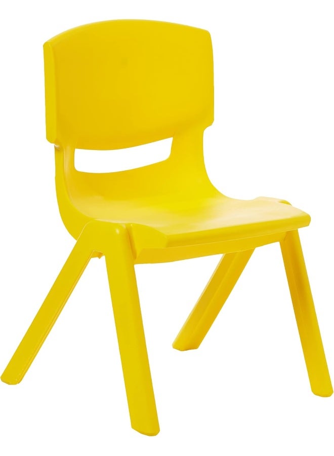 Cosmoplast - Plastic Junior Deluxe Chair  38 x 32 x 53cm- (Yellow) Yellow 38 x 32 x 53cm - Image 1