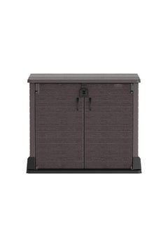 Plastic Outdoor Garage Storage Shed 850L (Dark Brown) Dark Brown 850.0Liters - pnsku/N47589189A/45/_/1727247315/833b8131-35dc-409a-a9a4-a4115ddd262b