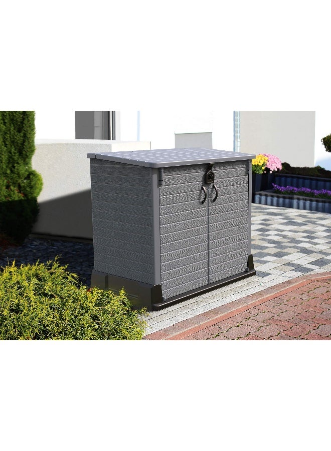 Plastic Outdoor Garage Storage Shed 850L (Dark Brown) Dark Brown 850.0Liters - pnsku/N47589189A/45/_/1727247316/6f432573-9cf4-4934-a6c8-c5d284e5153e