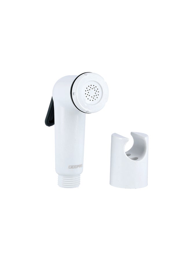 Shataf Head with Hook| Toilet Bidet Sprayer Head, Bathroom Shower Bidet Multi-function for Baby Cloth Diaper Sprayer, Quick Sprayer, Pets Shower | Simple Installation, Outstanding Hygiene White