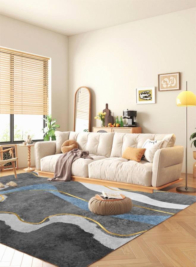 Sharpdo - Rectangular Soft Touch Carpet Multicolour Rectangle Shape Carpet Rug for Living Room Bedroom Floor Mats Multicolour 200x300cm - Image 1