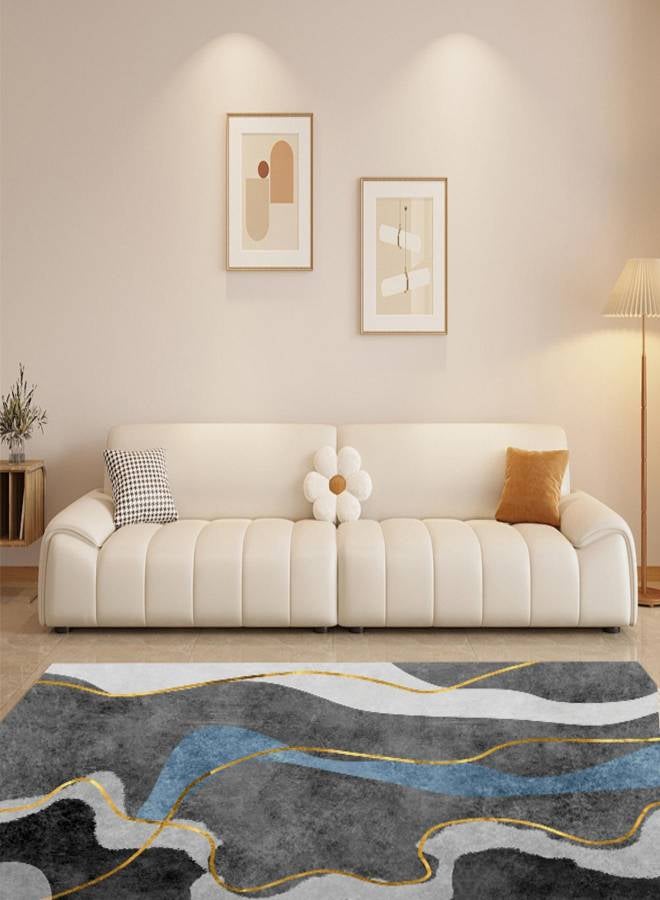 Sharpdo - Rectangular Soft Touch Carpet Multicolour Rectangle Shape Carpet Rug for Living Room Bedroom Floor Mats Multicolour 200x300cm - Image 1