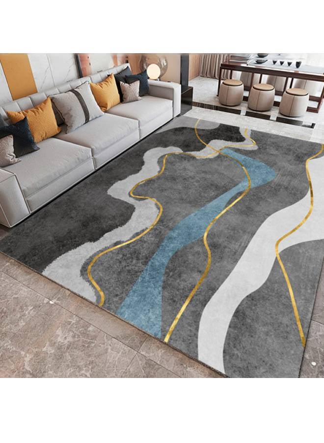 Sharpdo - Rectangular Soft Touch Carpet Multicolour Rectangle Shape Carpet Rug for Living Room Bedroom Floor Mats Multicolour 200x300cm - Image 1