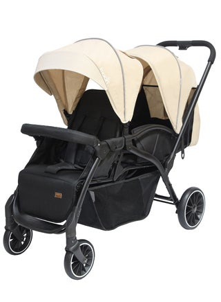 Dois - عربة أطفال مزدوجة - بيج، عربة أطفال مزدوجة - pnsku/N47609855A/45/_/1708602008/50668540-ee32-4b17-8aec-612ce87e72d8
