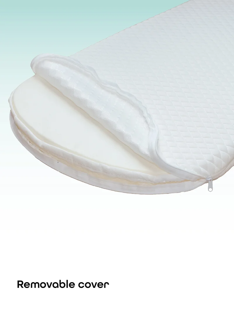 Moon Crib And Bassinet Mattress - 0M+, White