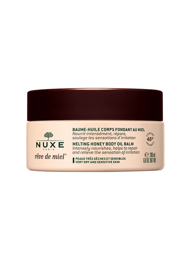 NUXE - Rêve De Miel® Nourishing Body Balm Oil 200ml - Image 1