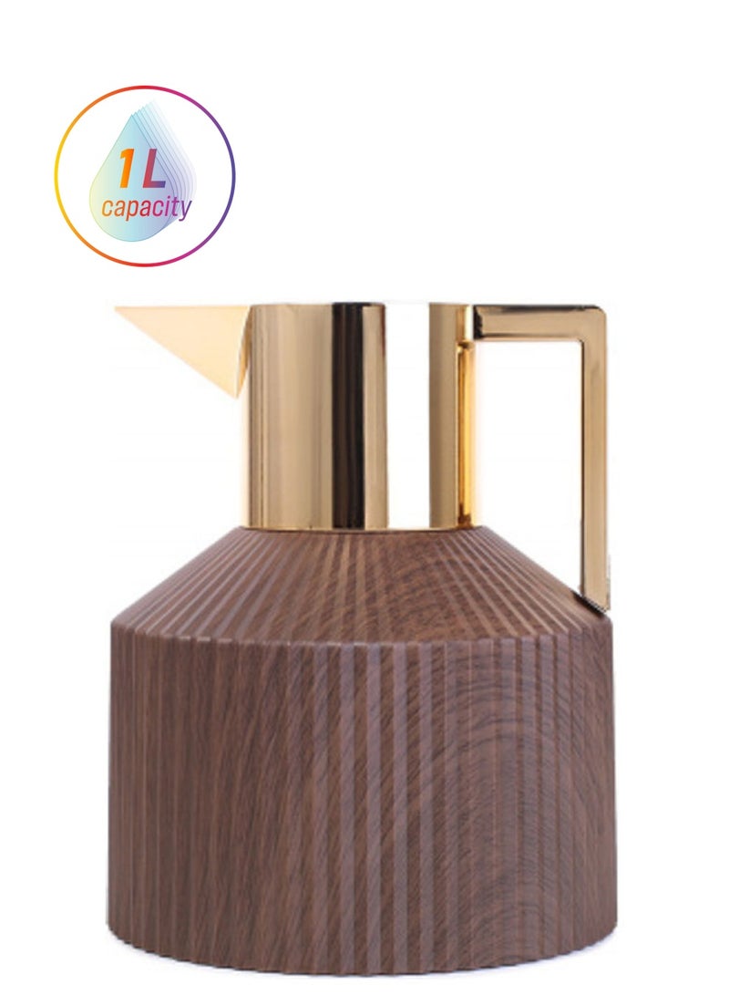 TAVOLO Thermos Coffee Flask Brown/Gold