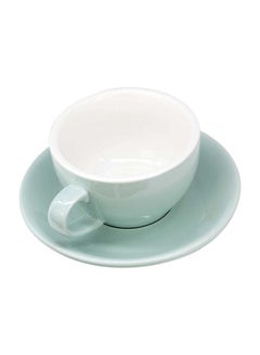 MIBRU Coffee Cup With Saucer Blue 250ml  - Image 2
