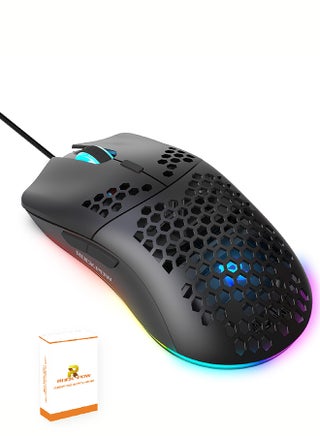 Gaming Mouse,Gaming Mice Honeycomb Hollow Design Ergonomic Wired Mouse with RGB Backlight,up to 8000 DPI,RGB Gaming Mouse for Mac, Laptop,Computer,PC - pnsku/N47618828A/45/_/1721060721/3a68cc42-cfc9-4a65-9970-b4d614928ca8