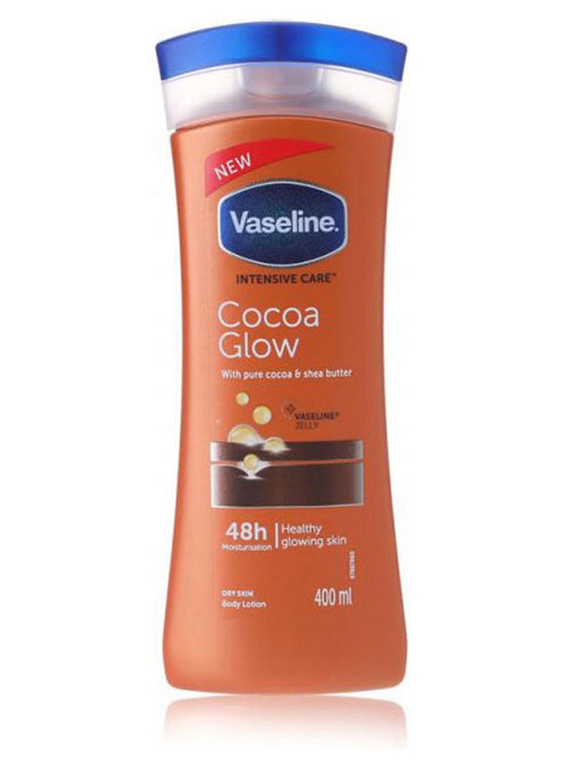 فازلين لوشن الجسم إنتينسيف كير كاكاو جلو شفاف 400ملليلتر - Image 1