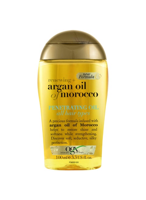 Hair Oil Renewing+ Argan Oil of Morocco Penetrating Oil All Hair Types New Formula 100ml