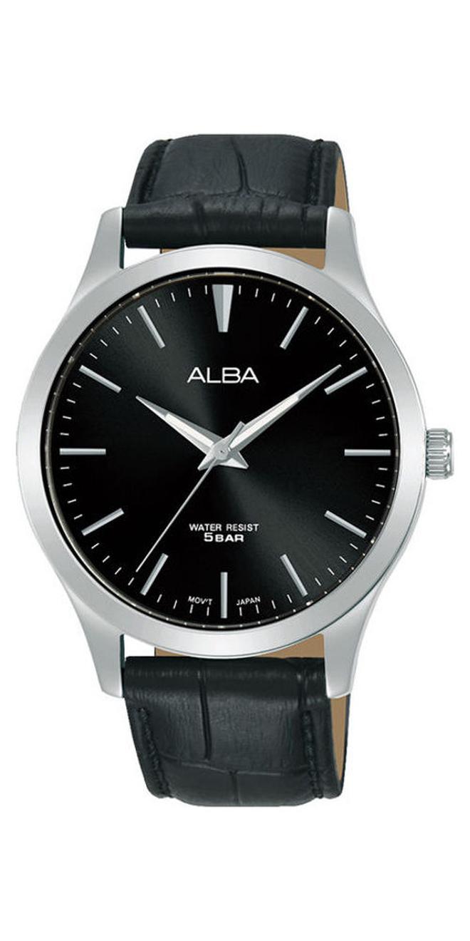 ألبا ساعات كاجوال جلدية تناظرية ARSZ05X1