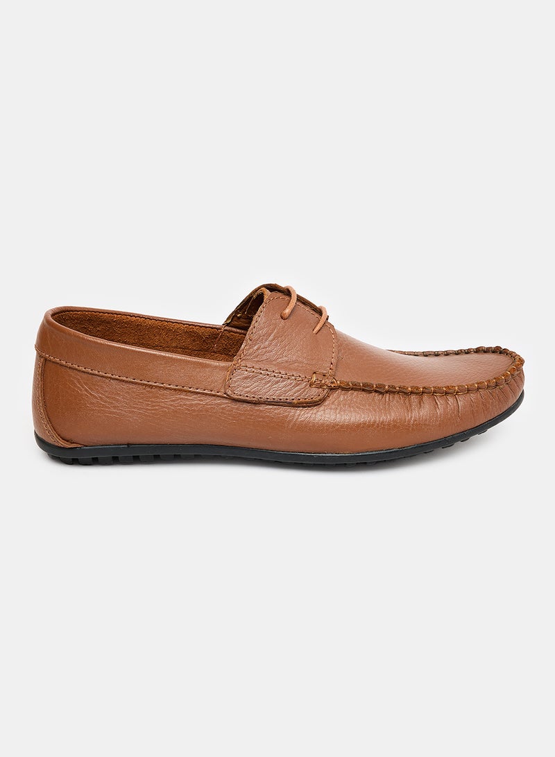 STEVE MADDEN Los Angeles Leather Loafers Brown - Image 1