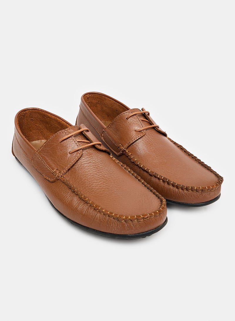STEVE MADDEN Los Angeles Leather Loafers Brown - Image 3
