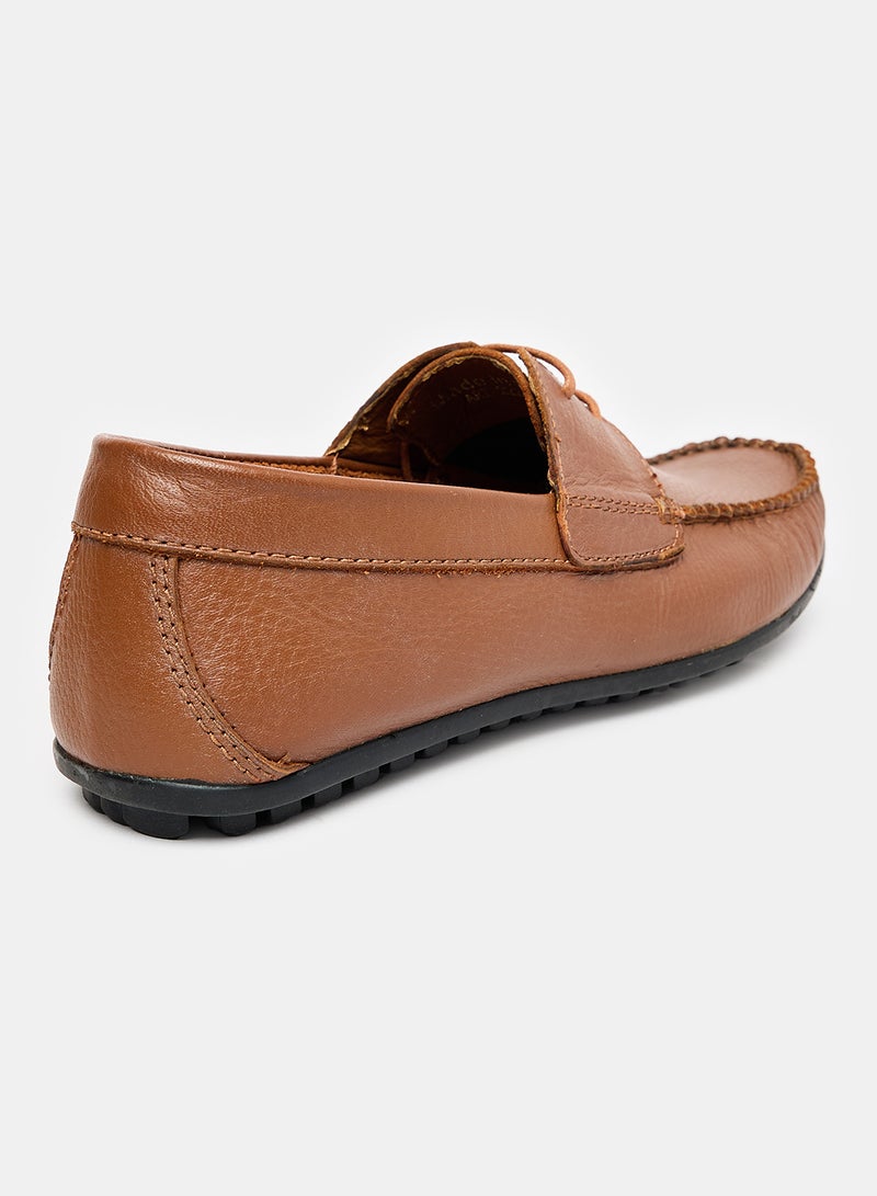 STEVE MADDEN Los Angeles Leather Loafers Brown - Image 2
