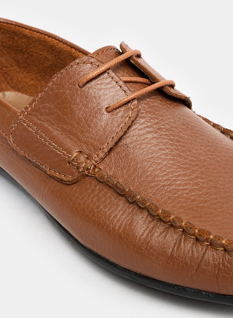 STEVE MADDEN Los Angeles Leather Loafers Brown - Image 4