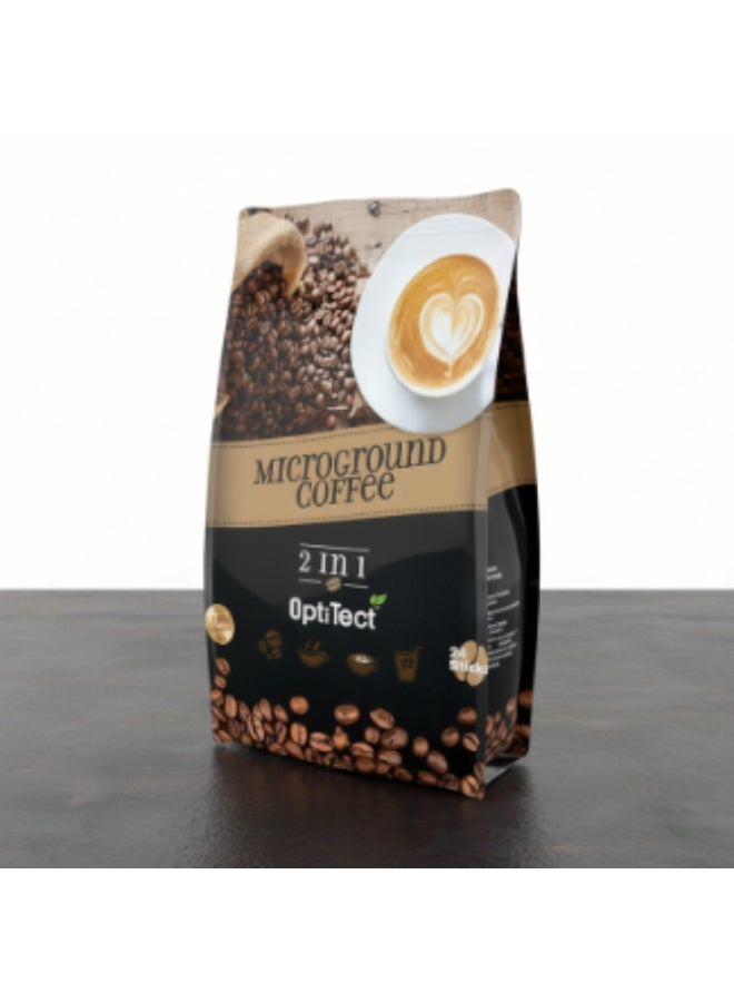 2 In 1 Microground Coffee -24 Sticks-384 Gm