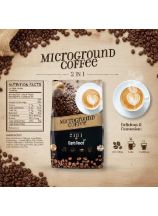 2 In 1 Microground Coffee -24 Sticks-384 Gm