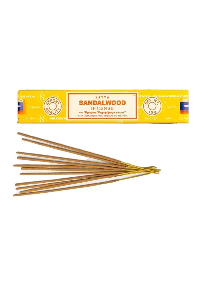 Satya Sandalwood Incense Stick Brown - Image 1
