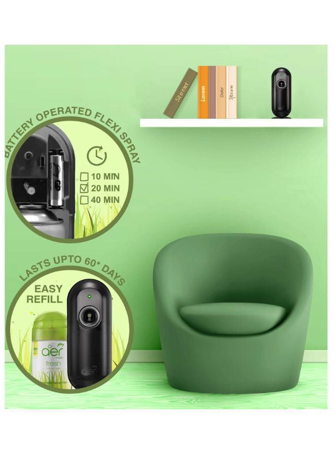 Godrej Aer Matic Automatic Air Freshener Refill Fresh Lush Green 225ml  - Image 4