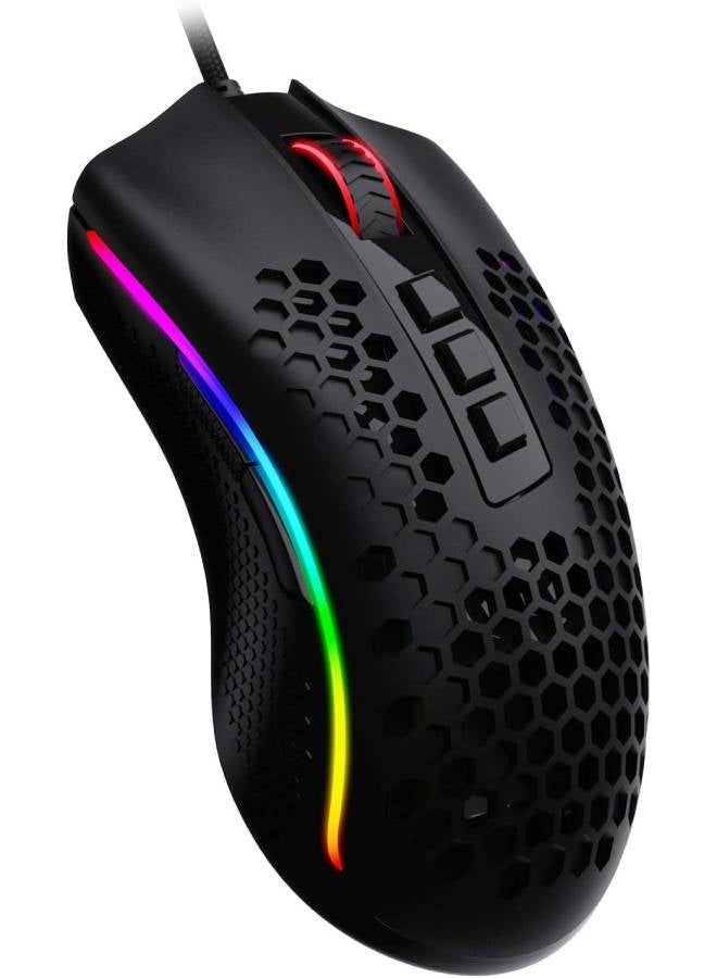REDRAGON M808 Storm Lightweight RGB Gaming Mouse, 85g Ultralight Honeycomb Shell - Image 1