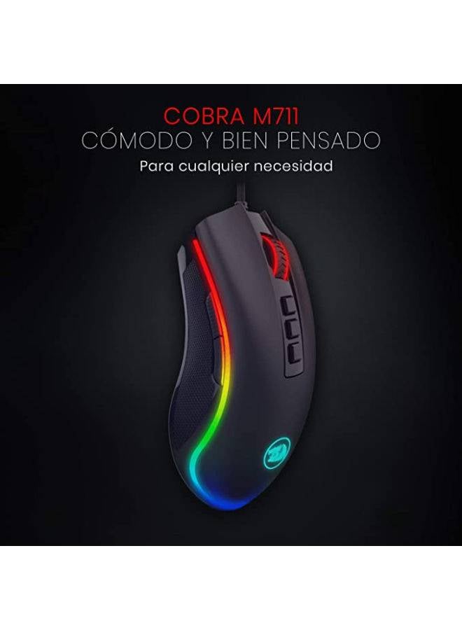 REDRAGON - Cobra Gaming Mouse With 16.8 Million Rgb Color Backlit - Image 1
