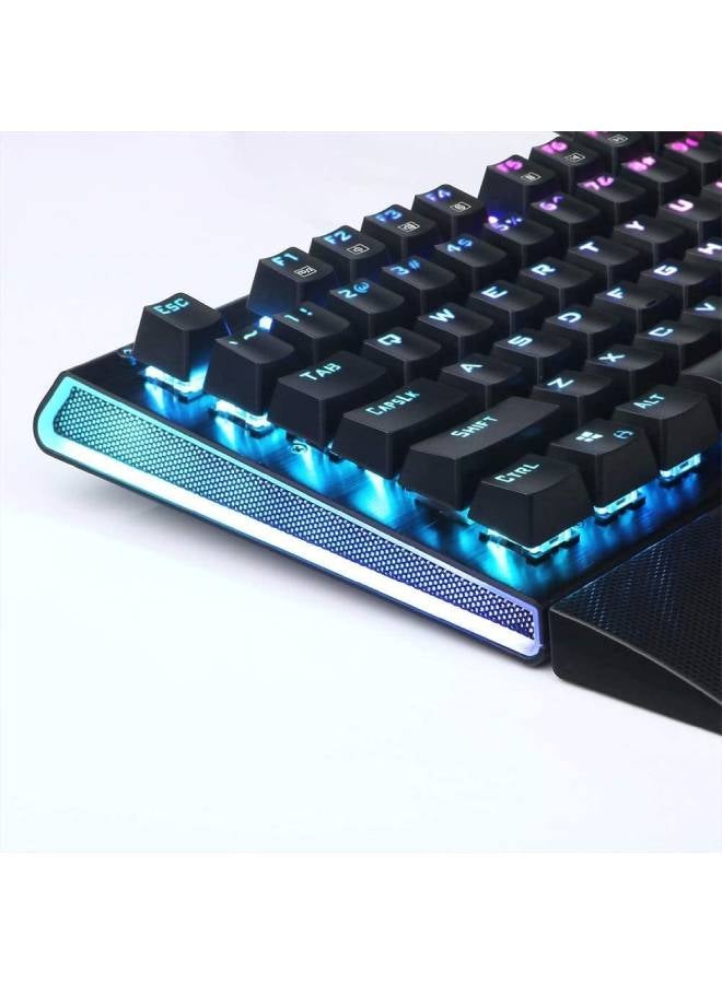 REDRAGON - K569 ARYAMAN RGB Mechanical Gaming Keyboard, Blue switch - Image 1