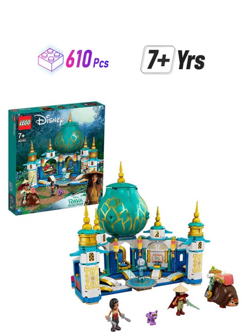 43181 610-Piece Raya And The Heart Palace Building Set 610 7+ Years