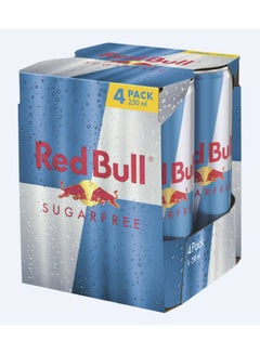 Red Bull Energy Drink, Sugar Free -250ml pack of 4  - Image 2
