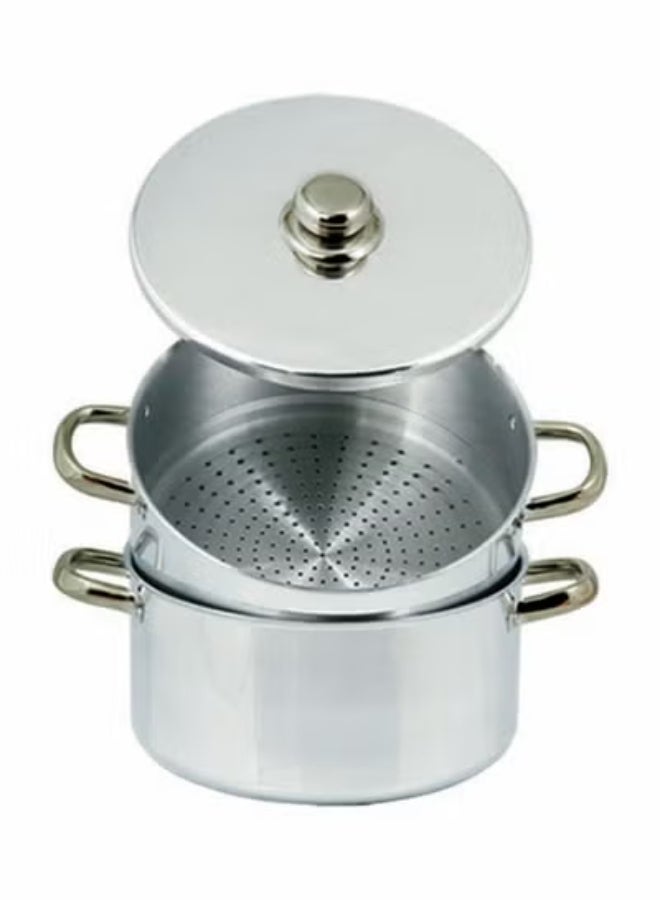 Power Aluminum Steam Silver 28cm