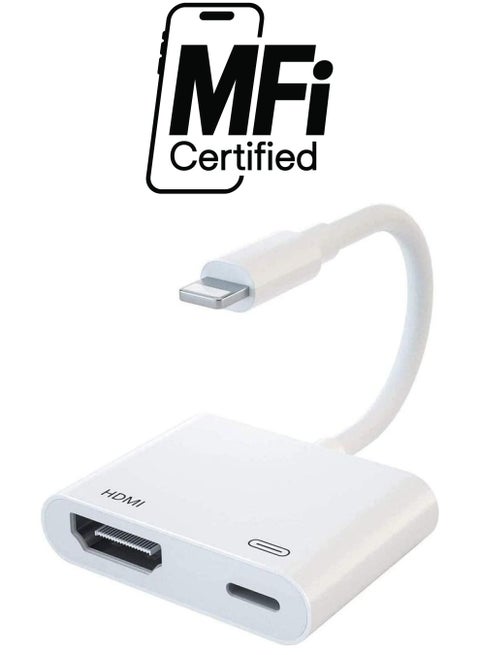 Lightning To HDMI Adapter White