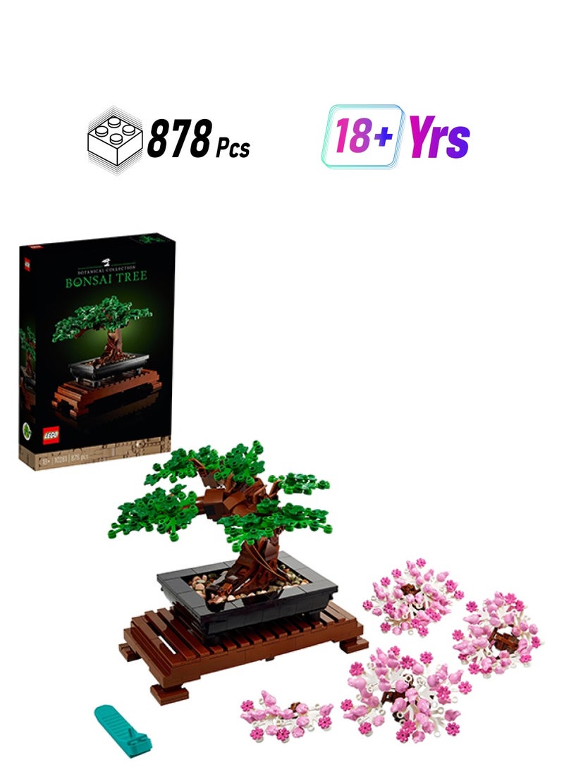 LEGO 6332925 Bonsai Tree 10281 Building Kit (878) Pieces 878 18+ years  - Image 1