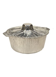 LeDari 4-Piece Aluminum Cooking Pot Silver 1100ml 