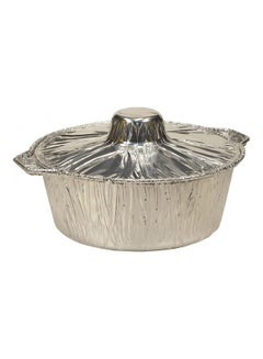LeDari 3-Piece Aluminum Cooking Pots Silver 3200ml 