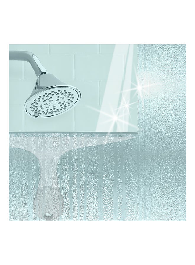 Anti-scratch Window And Shower Squeegee With Rubber Ergonomic Grip White/Grey 25cm