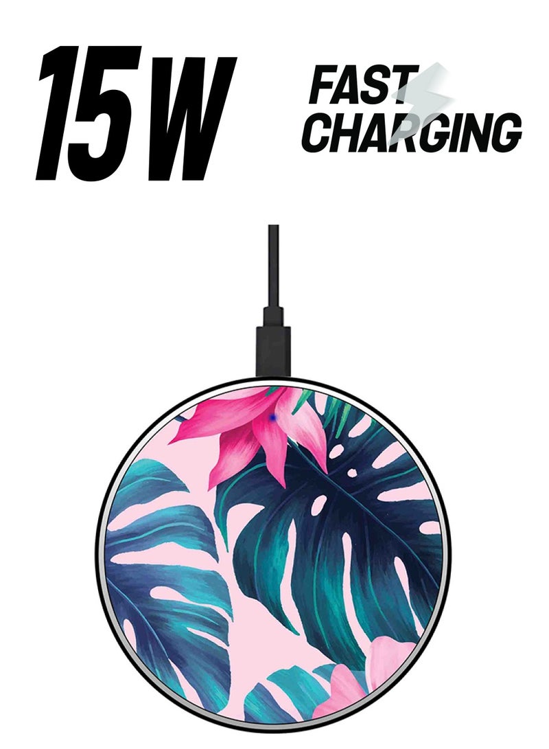 Theodor 15W Fast Wireless Charger Ultra Slim Multicolour 
