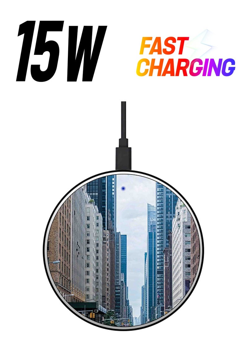 15W Wireless Fast Charger Multicolour