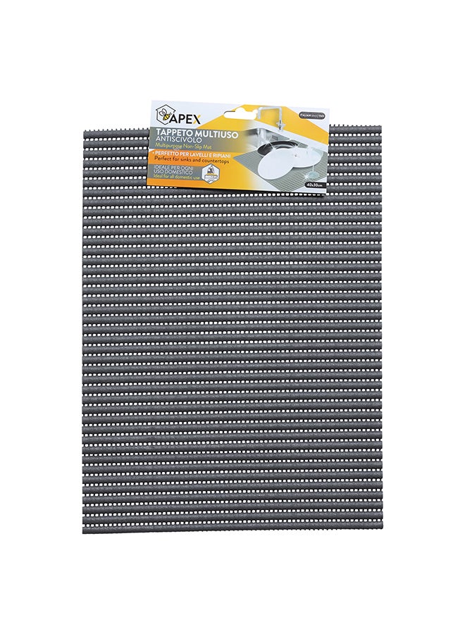 أبيكس - ممسحة مطبخ متعددة الأغراض ومانعة للانزلاق رمادي 40x30سم - Image 1