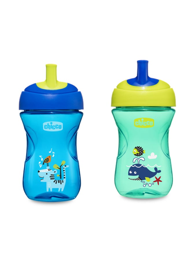 Chicco - Advanced Cup 12M+ Assorted: Blue/Green - Image 1